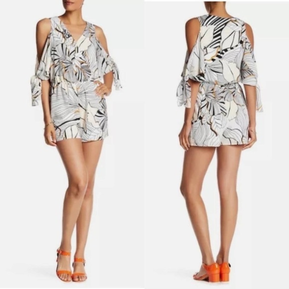 Adenyl Rae cold shoulder romper